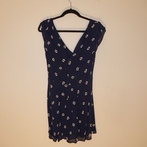 Navy Reformation Mini Dress